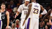 لیکرز با درخشش لبران، سانز را در هم کوبید؛ نبرد نفس‌گیر NBA به روایت امتیازات