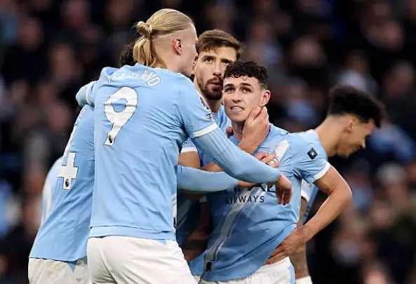 منچسترسیتی با درخشش هالند، وستهم را ۳-۰ درهم کوبید و صدر جدول را پس گرفت!