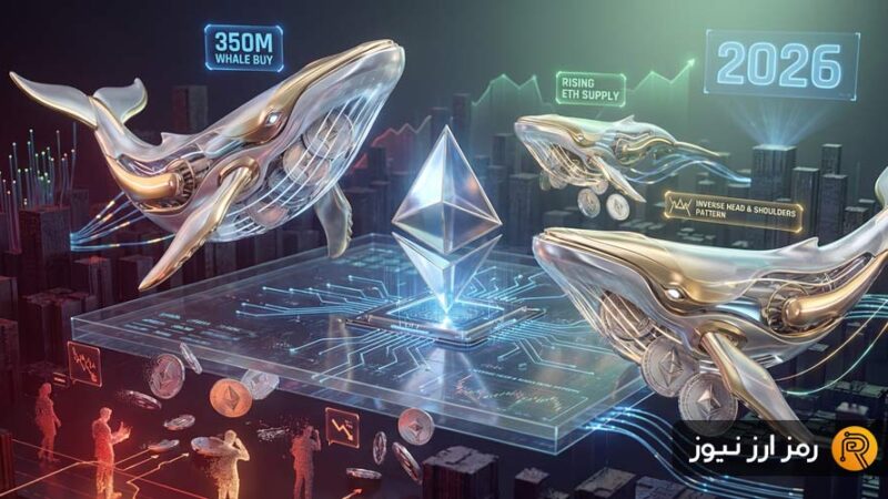 نهنگ‌ها در روزهای پایانی ۲۰۲۵، ۳۵۰ میلیون دلار اتریوم خریدند؛ آیا ۲۰۲۶ سال شکوفایی ETH خواهد بود؟