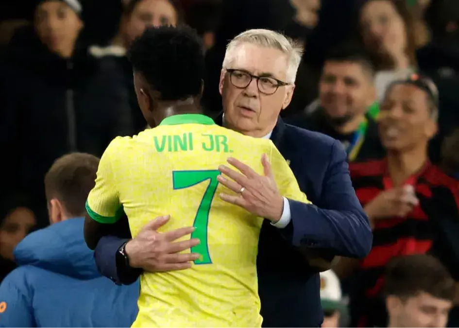 آنچلوتی با پیام قاطع به نیمار و وینیسیوس: فقط آمادگی صددرصدی راه صعود به جام جهانی است!