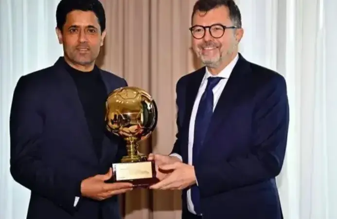 ناصر الخلیفی؛ بهترین رئیس فوتبال اروپا در سال ۲۰۲۵ انتخاب شد!