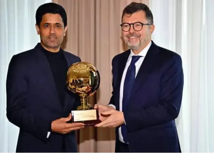 ناصر الخلیفی؛ بهترین رئیس فوتبال اروپا در سال ۲۰۲۵ انتخاب شد!