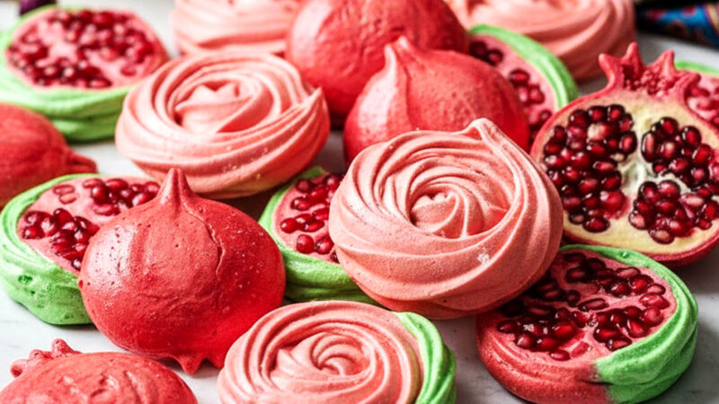 طرز تهیه مرنگ یلدایی، ساده‌ترین دسر رنگی شب یلدا