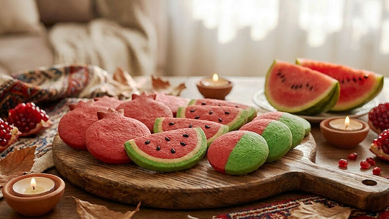 طرز تهیه کوکی یلدایی خوشمزه و راحت به سبک قنادی‌ها