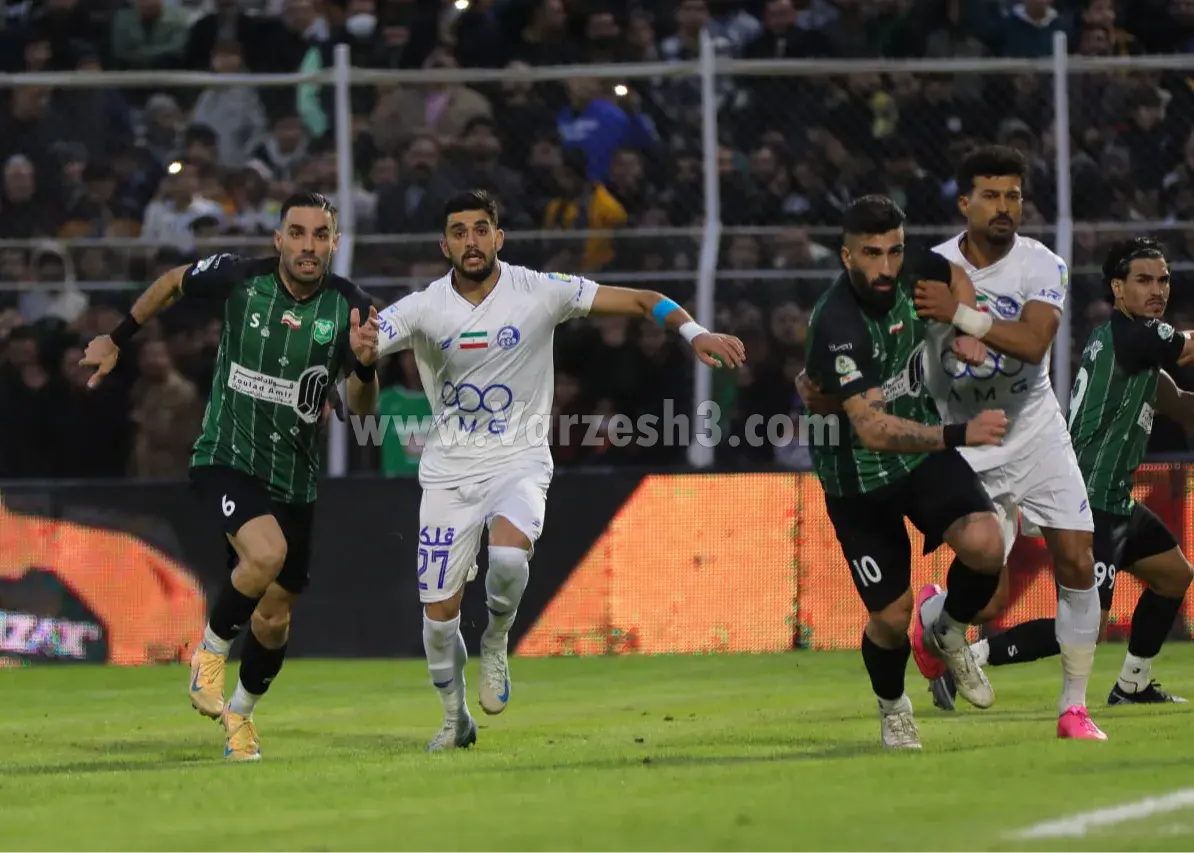 درگیری‌های پرتنش خیبر و استقلال پس از پایان بازی؛ زخمی شدن مربی استقلال و جنجال در نشست خبری!