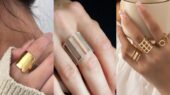 انگشترهای استوانه‌ای طلا؛ ترکیبی شگفت‌انگیز از شیک‌پوشی و قیمت مناسب که نمی‌دانستید!