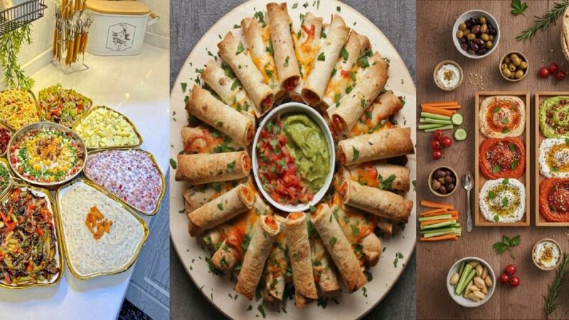 ۵۰ ایده چیدمان غذای نونی با دیزاین شیک برای مهمونی، تولد و دورهمی‌ها