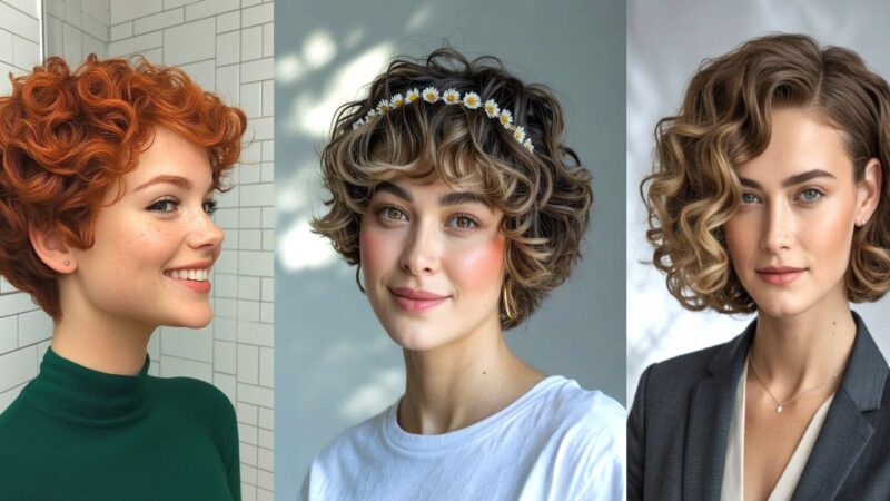 ۴۵ مدل موی فر کوتاه که چهره‌تان را دگرگون می‌کند؛ از استایل روزمره تا VIP مراسم!