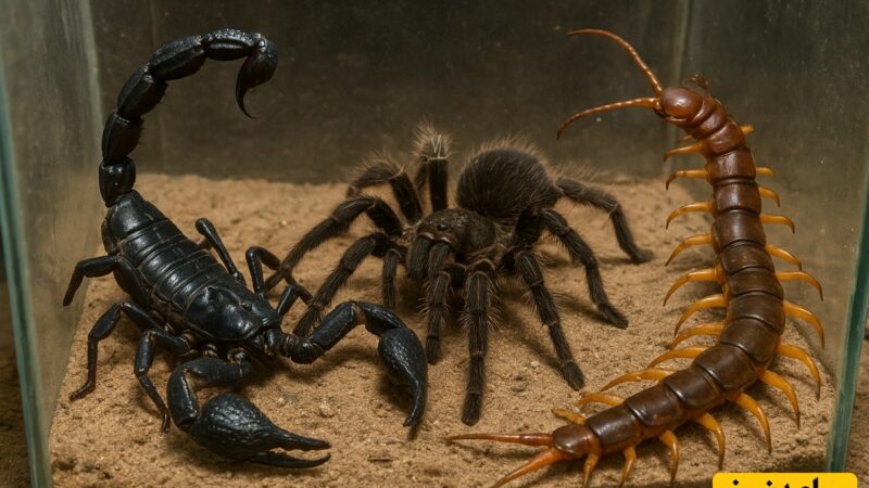 حیات وحش ؛ مستند حیات وحش حیوانات/  عقرب ، رتیل ، هزارپا