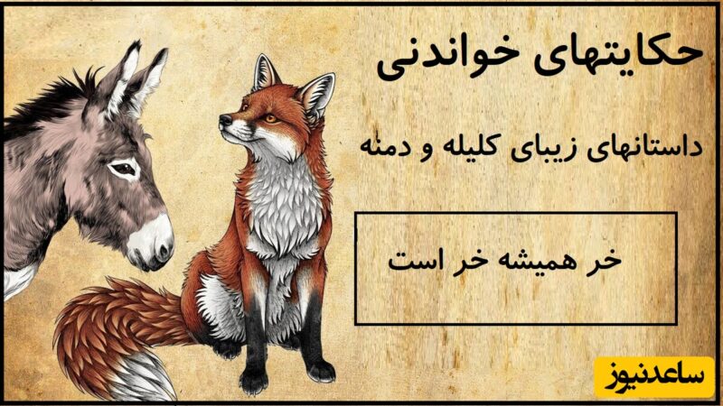 حکایت‌های خواندنی کلیله و دمنه / داستان جذاب خر همیشه خر است