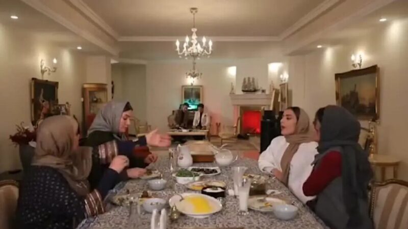 شام ایرانی و غذاهایی که خورده نمی‌شوند/ بی احترامی السا فیروزآذر به بهانه بوی شنبلیله در خانه متین ستوده تا بهانه معده درد شدید پژمان بازغی در هر شب مهمانی