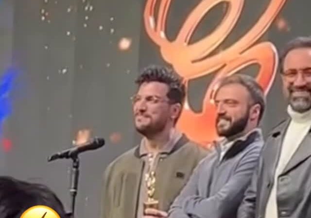 امیرحسین قیاسی و ابوطالب در جشن حافظ چگونه رفاقت را به رقابت تبدیل کردند؟ +فیلم خنده‌دار