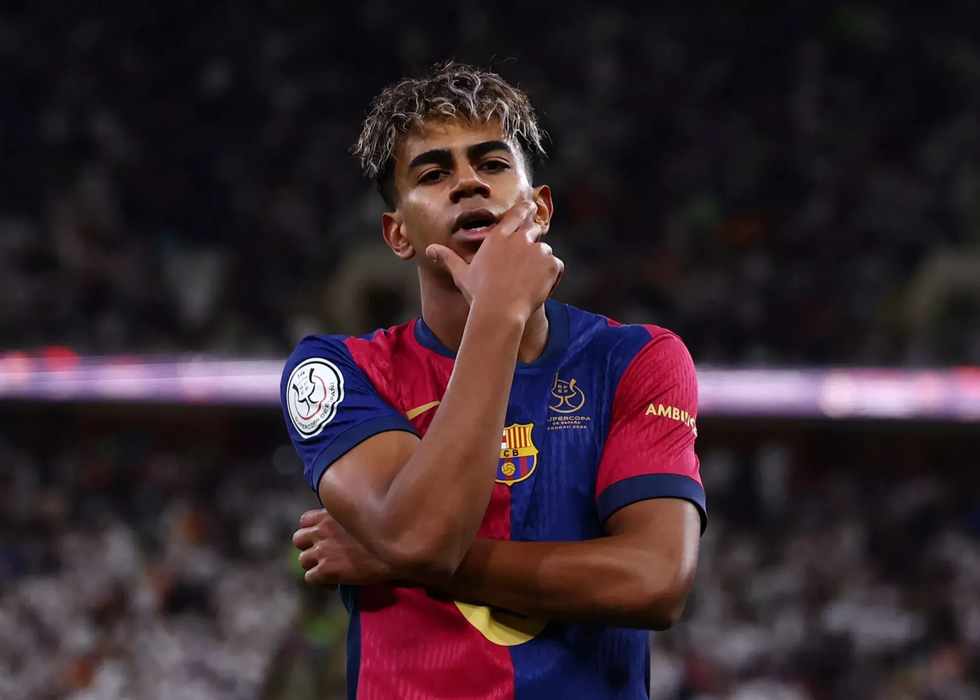 حمایت شگفت‌انگیز سوپراستار هالیوود از یامال، وارث مسی در فوتبال جهانی! (عکس)