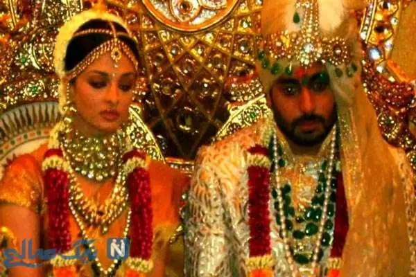 آیشواریا رای و آبیشک باچان با لبخند و عشق در جشن مدرسه آمبانی؛ پایان شایعات جنجالی!