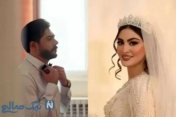 تصاویر جنجالی و متفاوت مریم مومن و همسرش در روز عقد آریایی که همه را شوکه کرد!