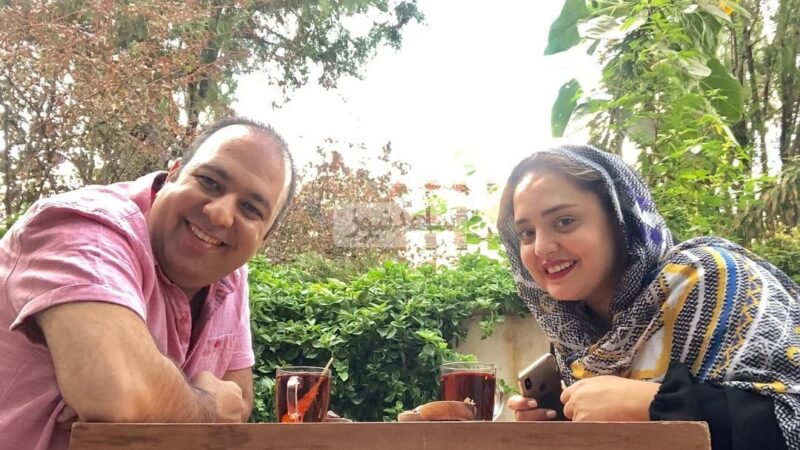 نگاهی به چیدمان منزل شاهانه و مجلل نرگس محمدی و علی اوجی زوج هنری سینمای ایران/ از حیاط سرسبز و مبلمان مدرن تا اتاق خواب رویایی مزین با عکس عروس خانوم و ویوی ابدی فوق‌العاده