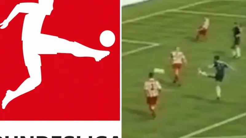 افشاگری جنجالی: آیا لوگوی بوندس‌لیگا را شوت تاریخی کریم باقری الهام بخشیده؟