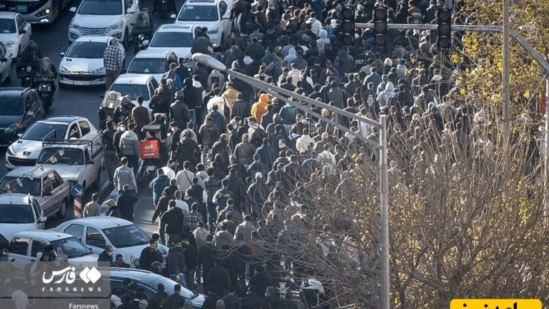 (فیلم) هوشمندی بازاری‌های تهران با اخراج دختری که قصد داشت اعتراض را به خیابان بکشد: ما تو خیابون نمیریم …