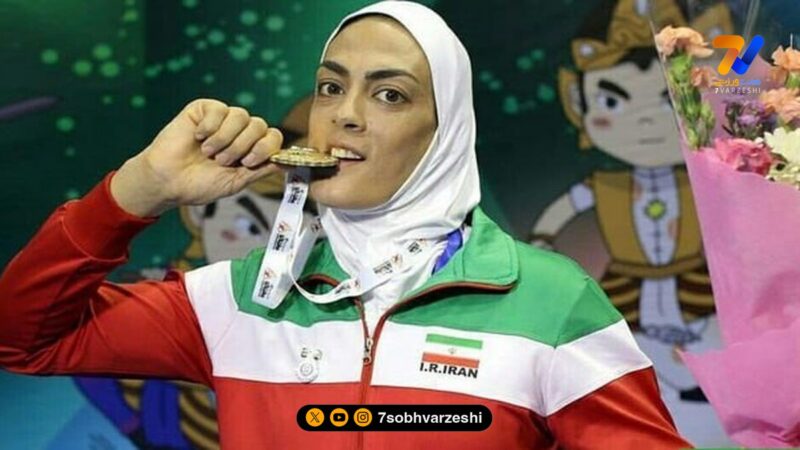 شهربانو منصوریان، قهرمان ووشو، در زورخانه‌ای تاریخی حاضر شد؛ لحظه‌ای که همه را شگفت‌زده کرد