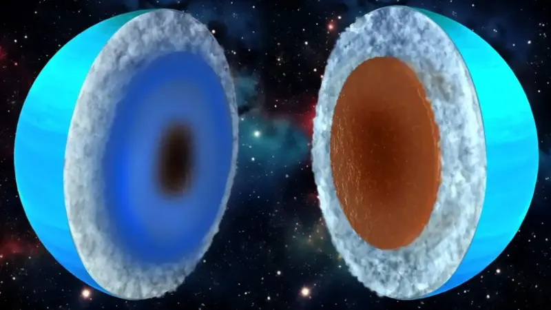 آیا اورانوس و نپتون سنگی هستند؟ علمی که باورهای نجومی را به چالش کشید!
