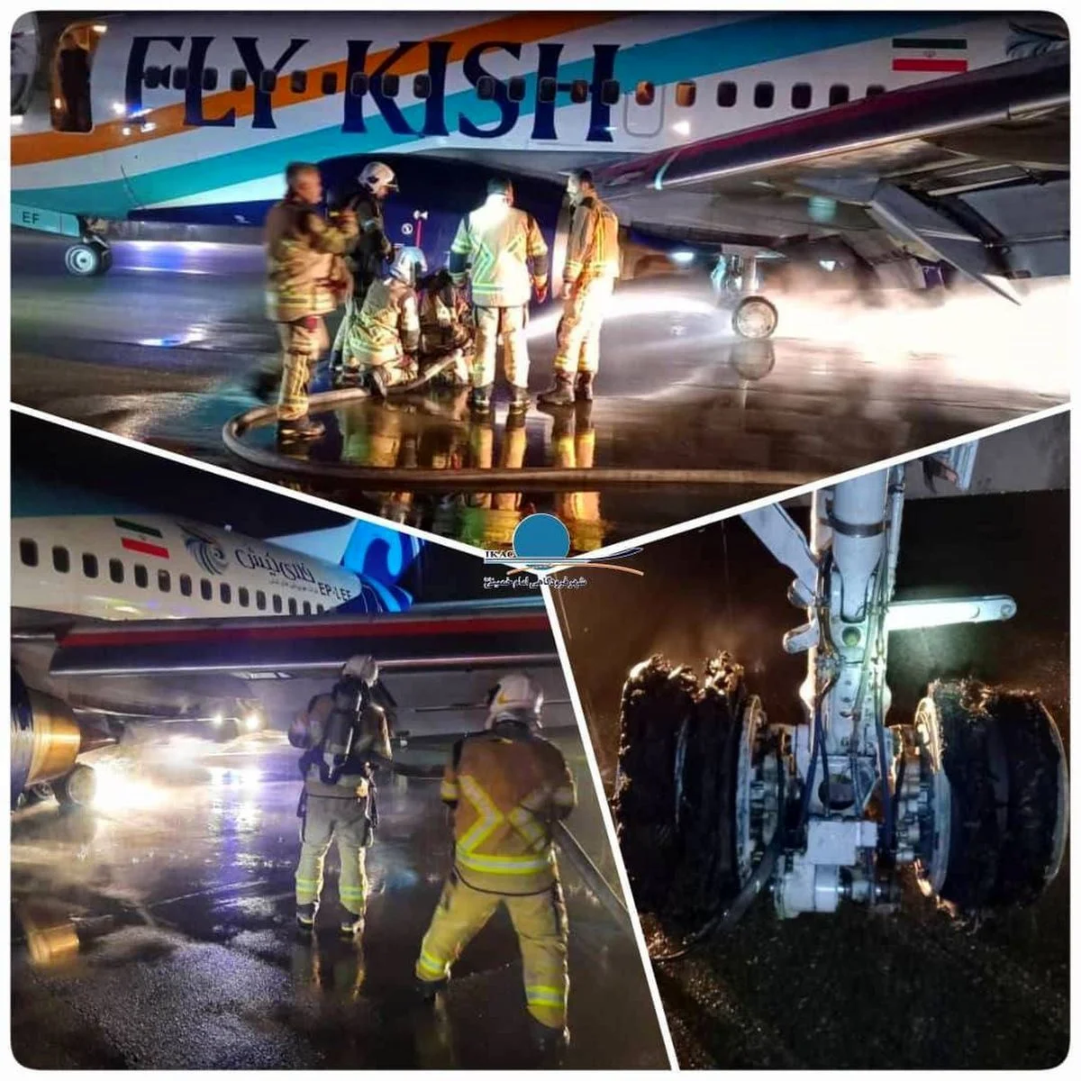 ترکیدن لاستیک هواپیما در پرواز تهران-بغداد؛ فرود اضطراری نفس‌گیر در فرودگاه امام