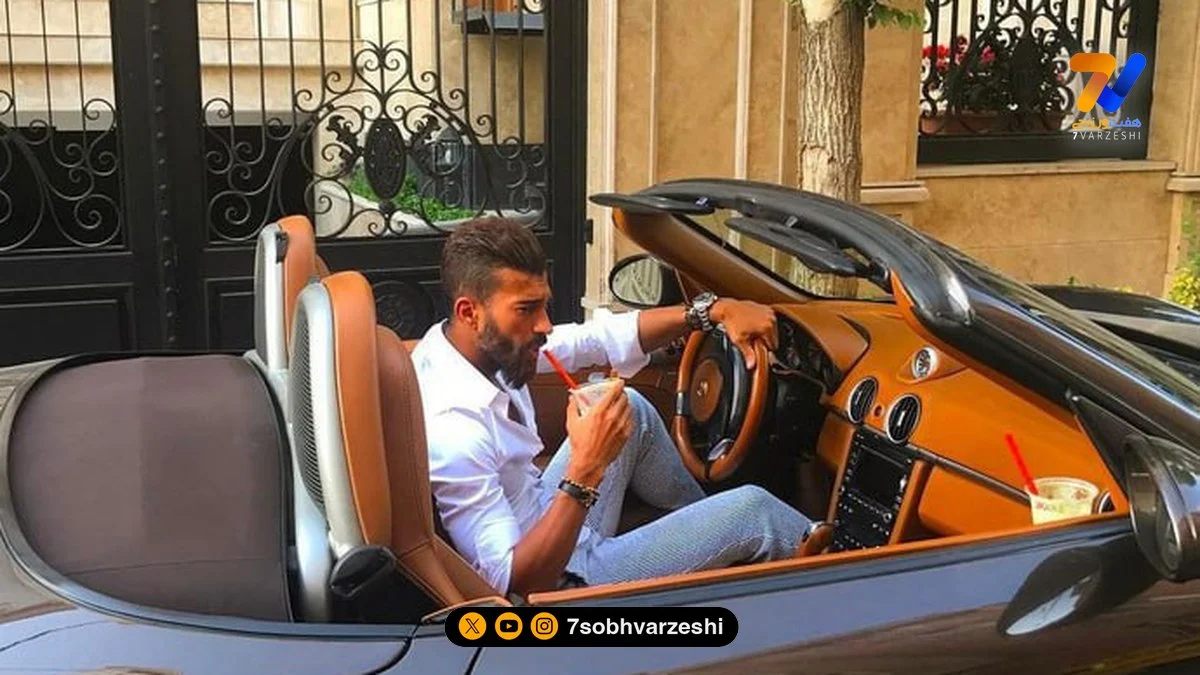 رونمایی شگفت‌انگیز رامین رضائیان از پورشه لوکس‌اش که همه را حیرت‌زده کرد!