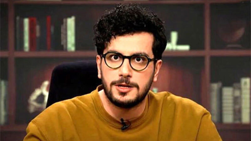 شوخی خنده‌دار امیرحسین قیاسی با همسرش در جشن حافظ همه را به خنده انداخت!