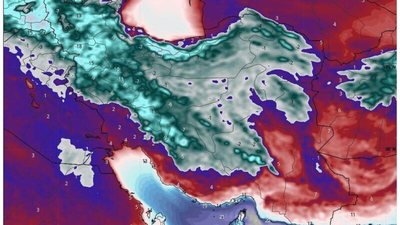 ایران در آستانه یخبندان بی‌سابقه؛ سرمای شدید تا منفی ۱۰ درجه در نیمه غربی کشور!