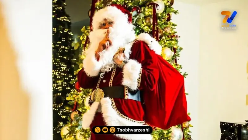 بازیکنان فوتبال چگونه کریسمس را جشن گرفتند؟ لحظاتی متفاوت و دیدنی!