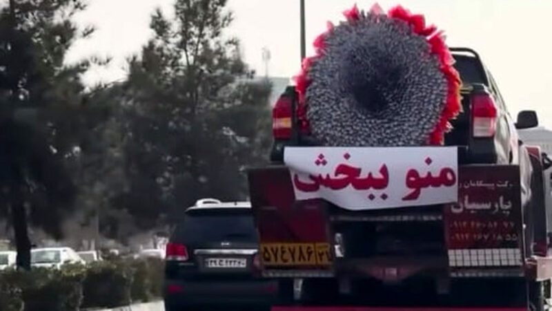 عذرخواهی لاکچری یک مرد از نامزدش در خیابان‌های تهران