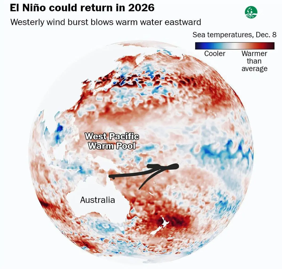 ال‌نینو در راه ایران؛ کدام مناطق با بارش‌های بی‌سابقه روبرو می‌شوند؟