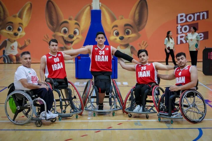 برگزاری رقابت های تیم بسکتبال با ویلچر پسران ایران