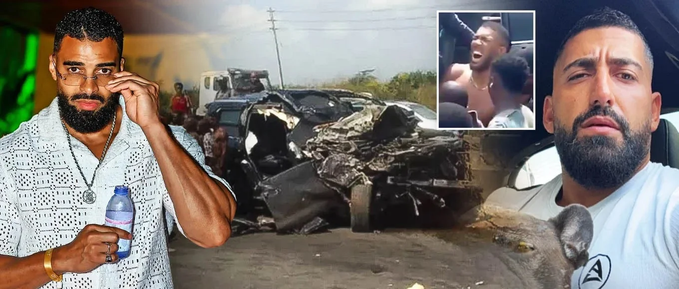 حادثه وحشتناک برای آنتونی جاشوا و دوست ایرانی اش