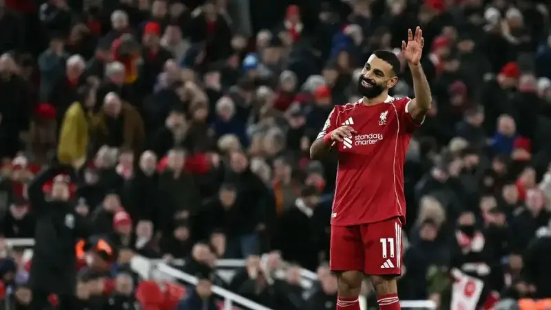 شوخی خنده‌دار محمد صلاح با خبرنگاران پس از درخشش در زمین فوتبال!