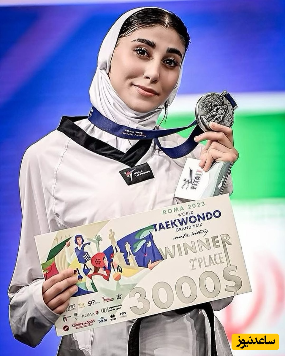 تیپ خاص ناهید کیانی در روز دانشجو؛ راز جذابیت قهرمان تکواندو ایران چیست؟