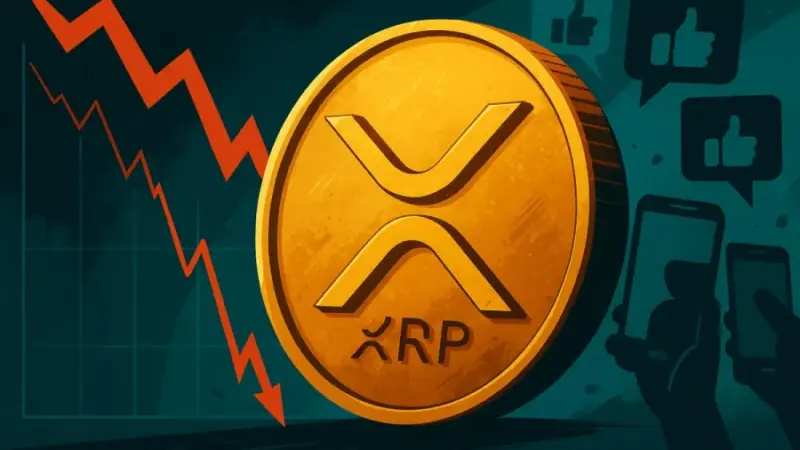 XRP زیر فشار فروش؛ شکست ۲.۱۲ دلار سیگنال خروج نهنگ‌ها