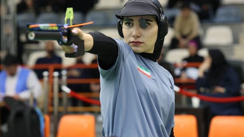 هانیه رستمیان با تلاش بی‌وقفه به رتبه دهم جام جهانی تیراندازی رسید