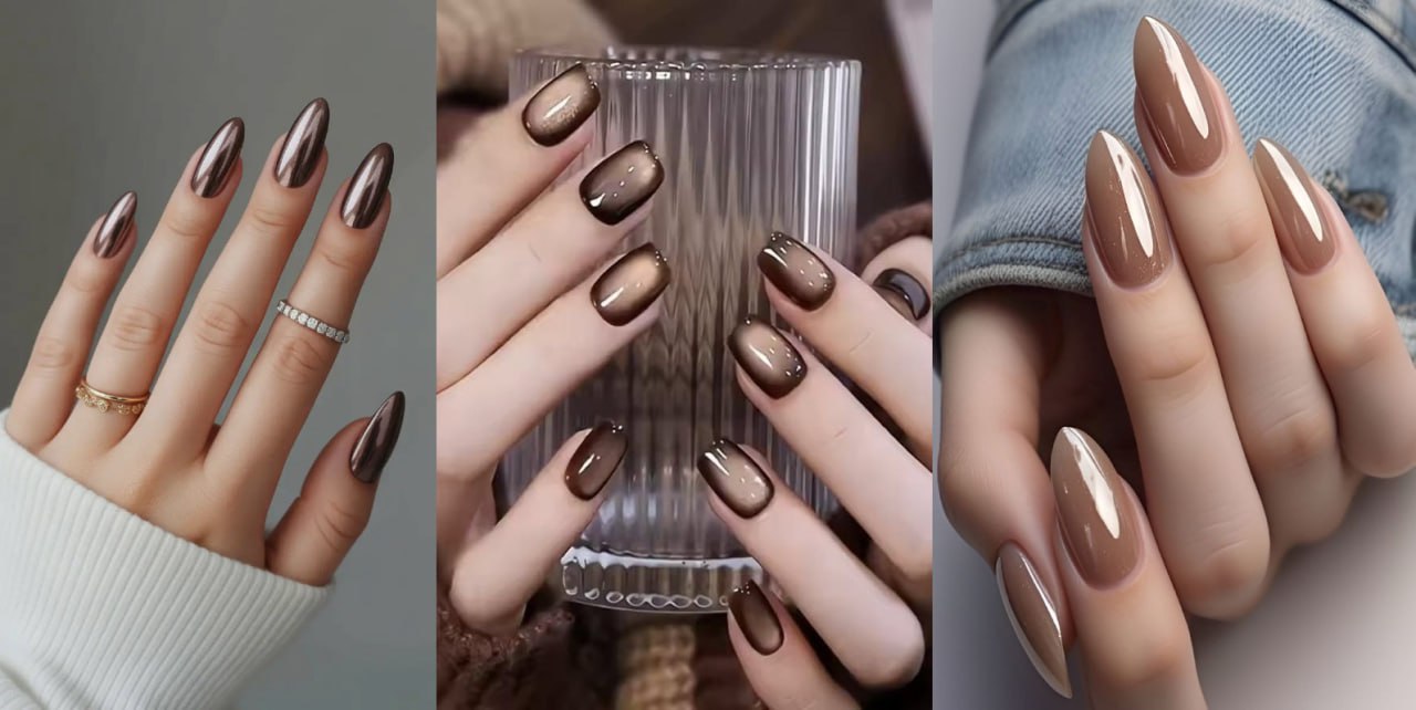 لاک ژل آیس موکا پولداری، شکلاتی و تیره روشن | ساده ولی خیلی شیک و باکلاس