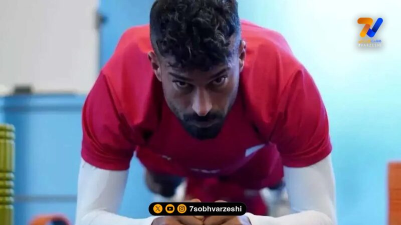 تمرینات نفس‌گیر رامین رضاییان زیر نظر محمدرضا گلزار؛ راز پشت صحنه قدرت بدنی ستاره فوتبال!