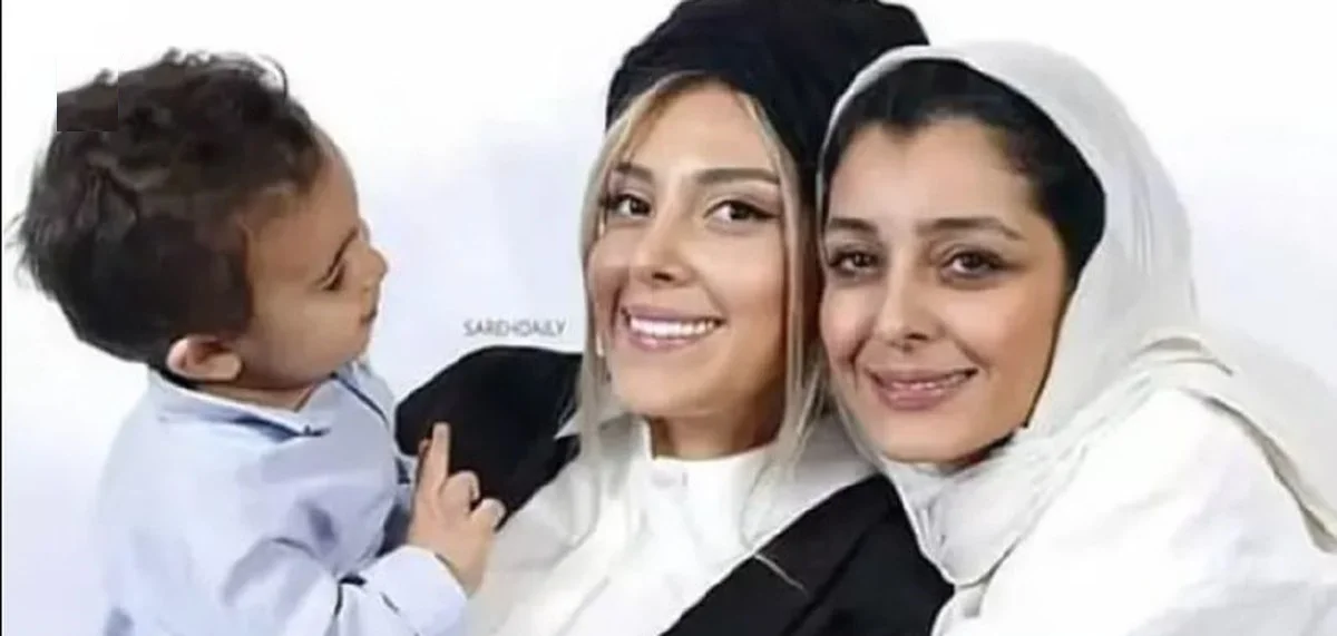 کیک عروسی رویایی سروین بیات و رضا قوچان نژاد؛ تیپ خاص ساره بیات و مادرش همه را شگفت‌زده کرد!