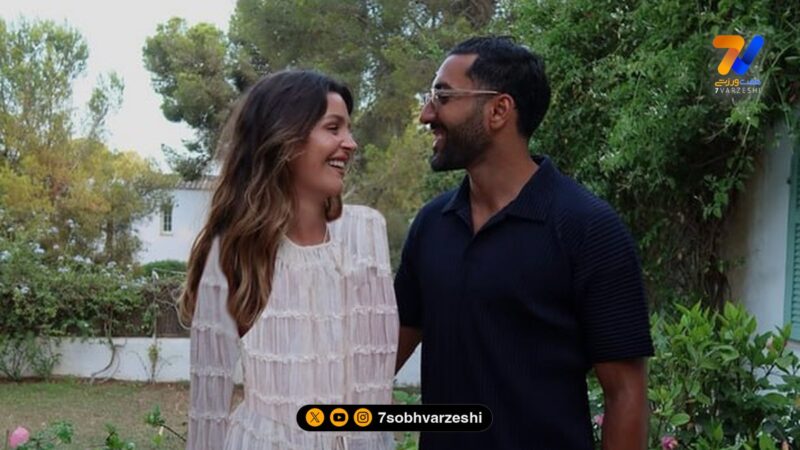 چیدمان میز ناهارخوری سامان قدوس و همسر اروپایی اش