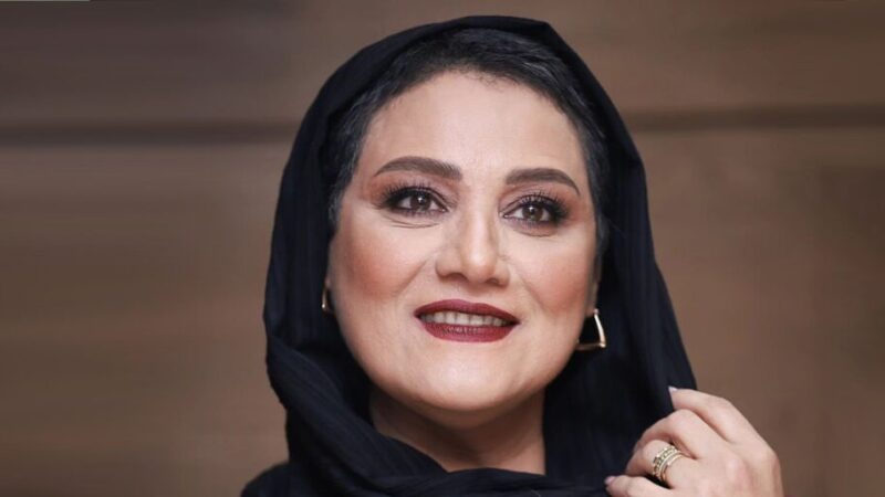 خنده دلنشین شبنم مقدمی با چارقد گل‌گلی که همه را جذب کرد!