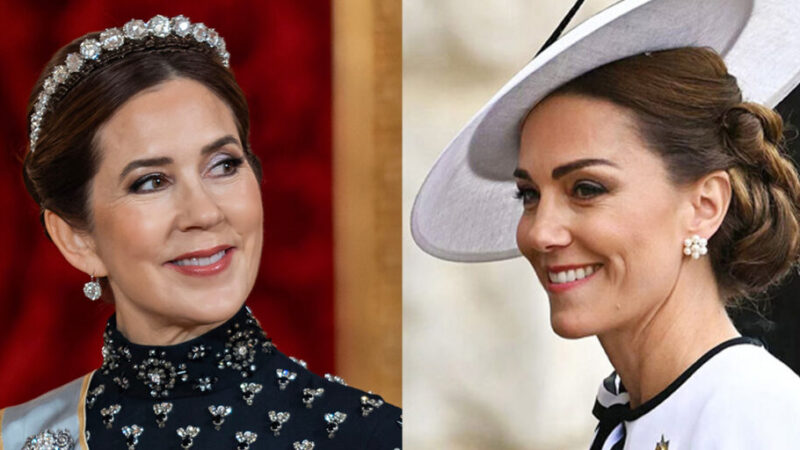 راز شباهت حیرت‌انگیز استایل ملکه دانمارک و کیت میدلتون فاش شد!