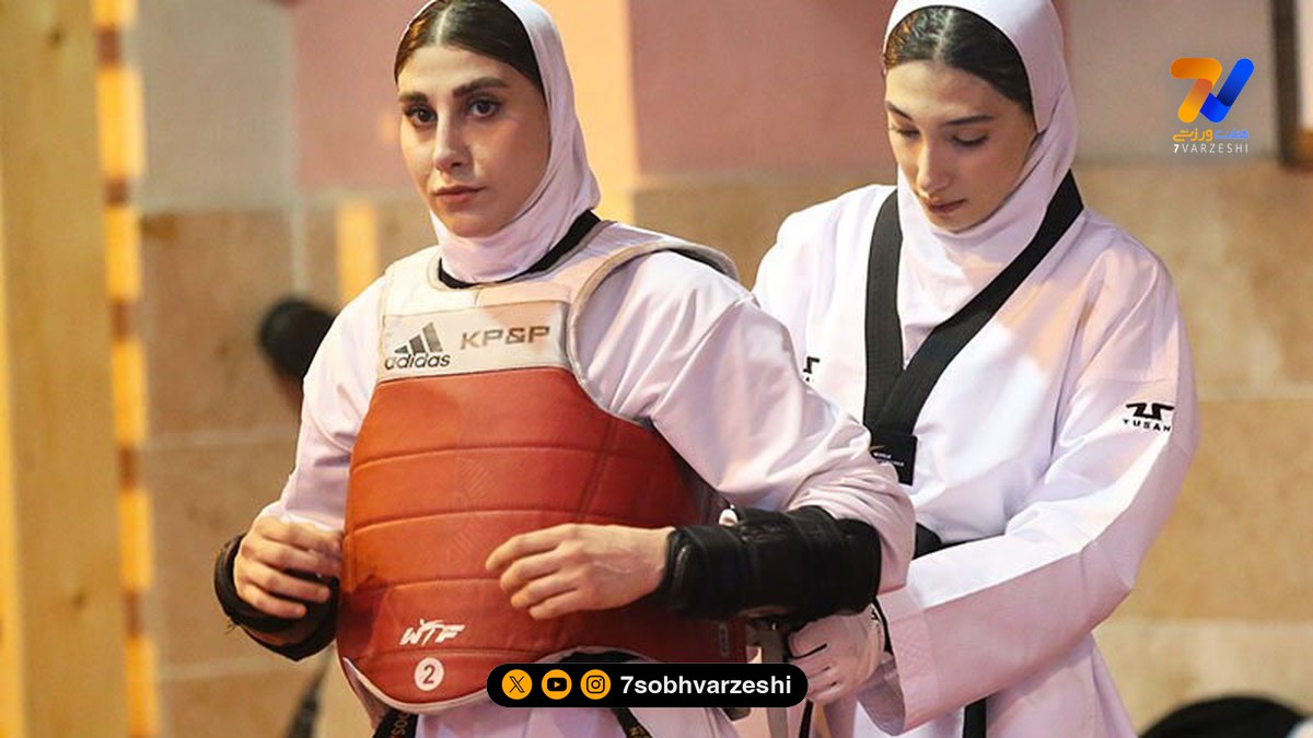 ناهید کیانی و مبینا نعمت زاده در مراسم تجلیل از بانوان قهرمان المپیک