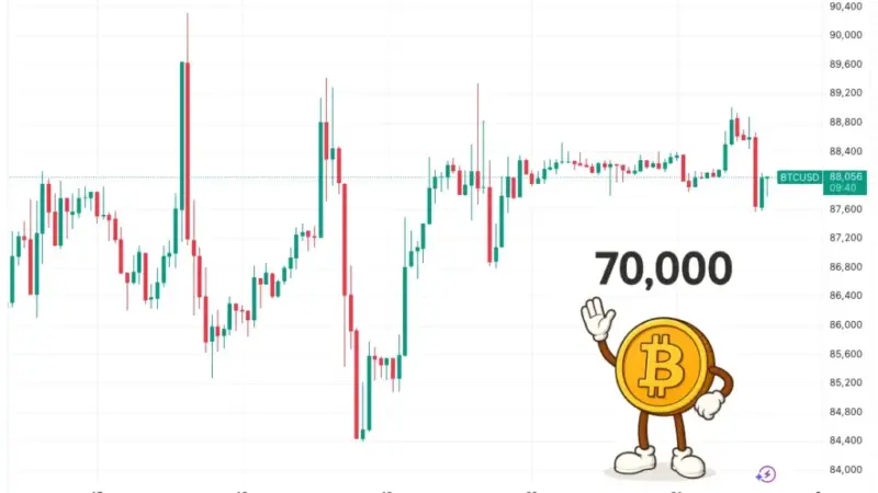 بیت‌کوین در دو راهی سرنوشت‌ساز؛ سقوط به ۷۰ هزار یا جهش به ۱۰۰ هزار دلار؟