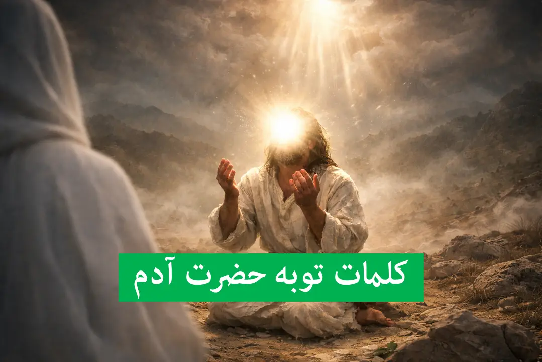کلمات توبه حضرت آدم؛ راز ناگفته‌ای که قرآن و روایات فاش می‌کنند!