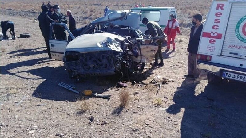 3 کشته در برخورد دو خودرو در جاده ممسنی ـ کوه‌چنار