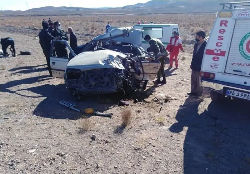 3 کشته در برخورد دو خودرو در جاده ممسنی ـ کوه‌چنار