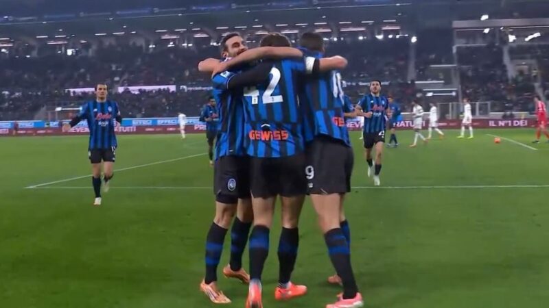 گل اول آتالانتا به آاس رم (جورجیو اسکالوینی)