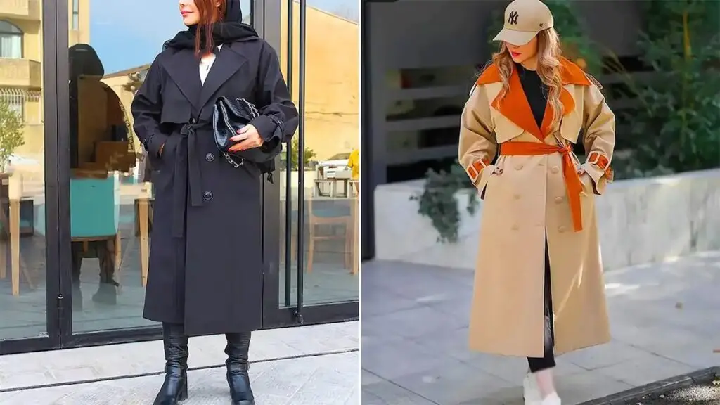 ۱۵ مدل ترنچ‌کت بلند زنانه که زمستان امسال شما را خوش‌پوش‌ترین می‌کنند!